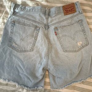 Levi's Classic Light Blue Jean Shorts